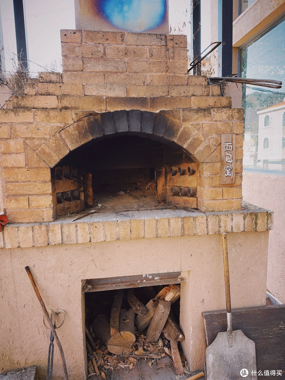 传统的柴火面包炉