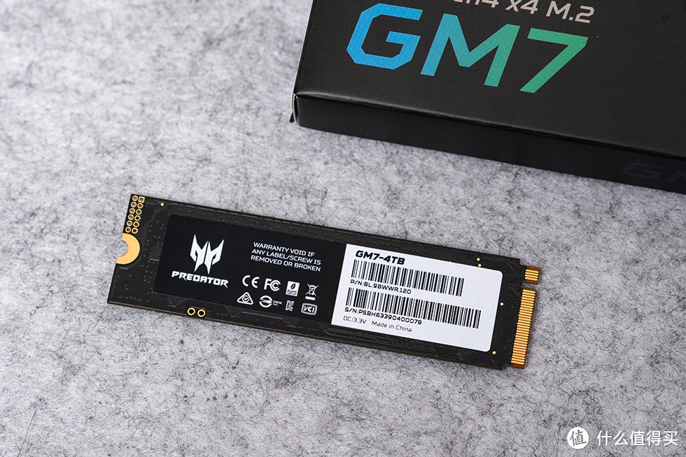 宏碁掠夺者 GM7 4TB SSD ：大容量m.2存储的性价比之选