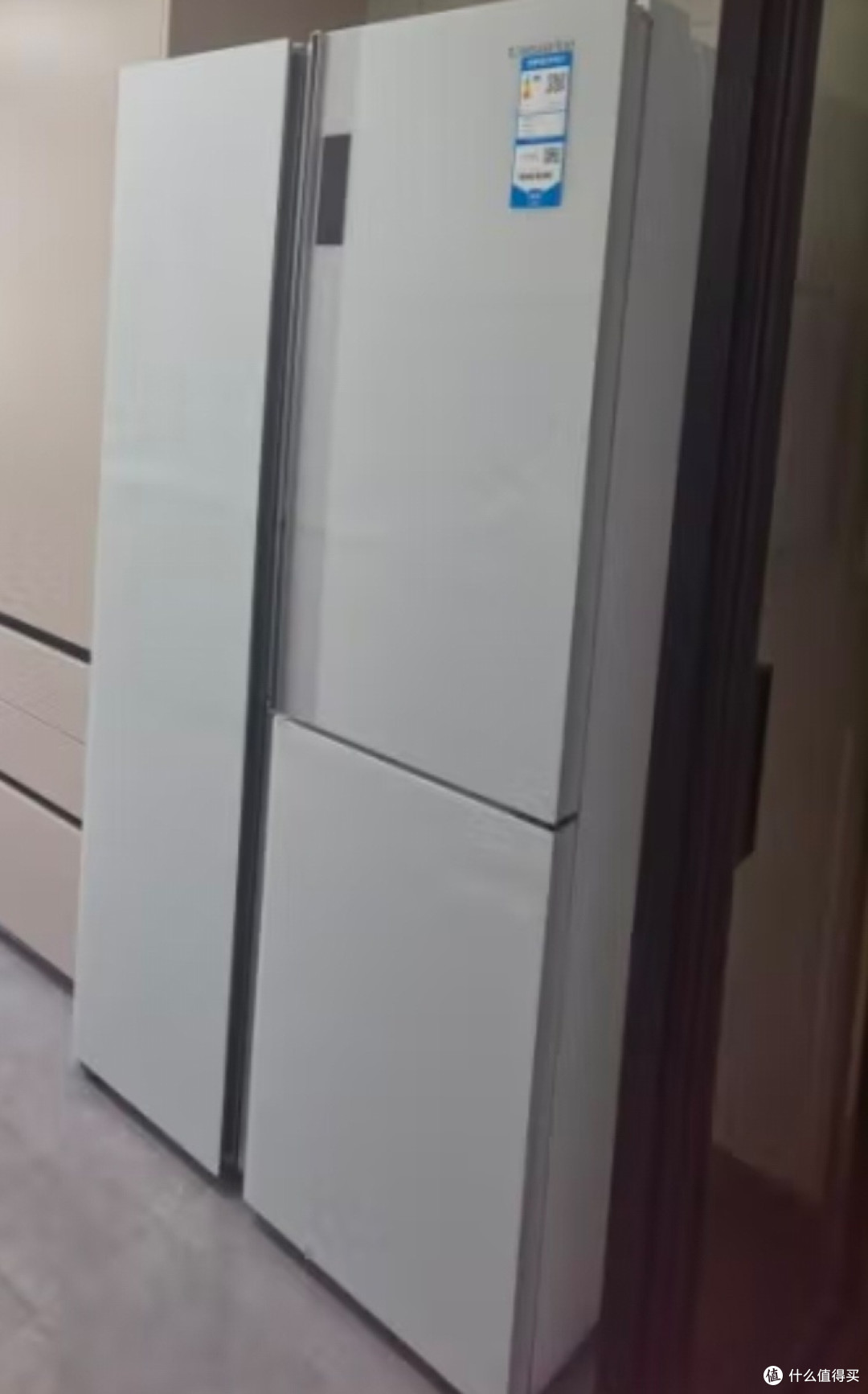 卡萨帝603升纯白系列叠式对开门超薄零嵌入式大容量双开门冰箱家用电冰箱变频BCD-603WGCRTM7WKU1