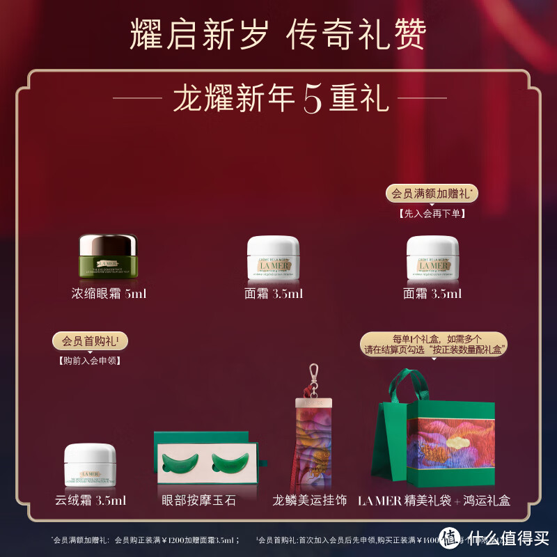 备受瞩目的护肤品套装——海蓝之谜的新年礼盒套装！