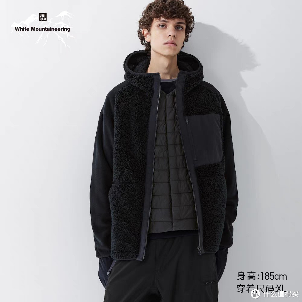 龙年新时尚,买一件优衣库男装摇粒绒拉链连帽穿吧。