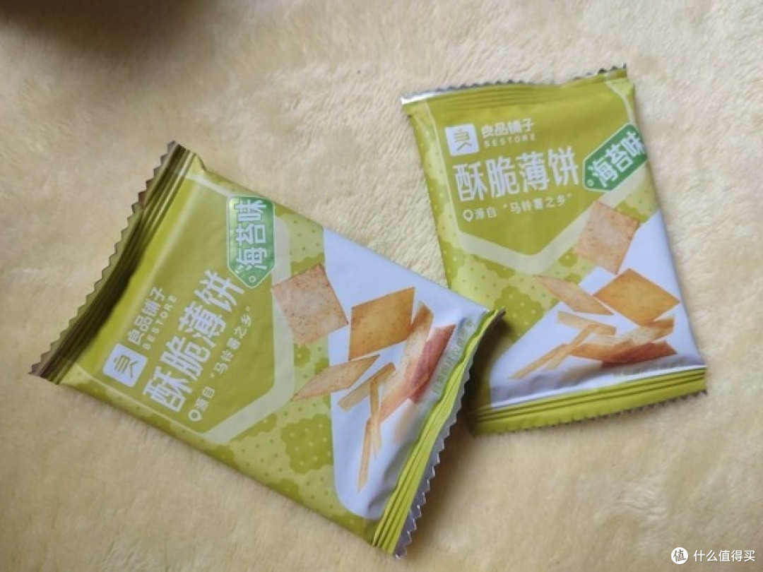 BESTORE 良品铺子 酥脆薄饼 海苔味