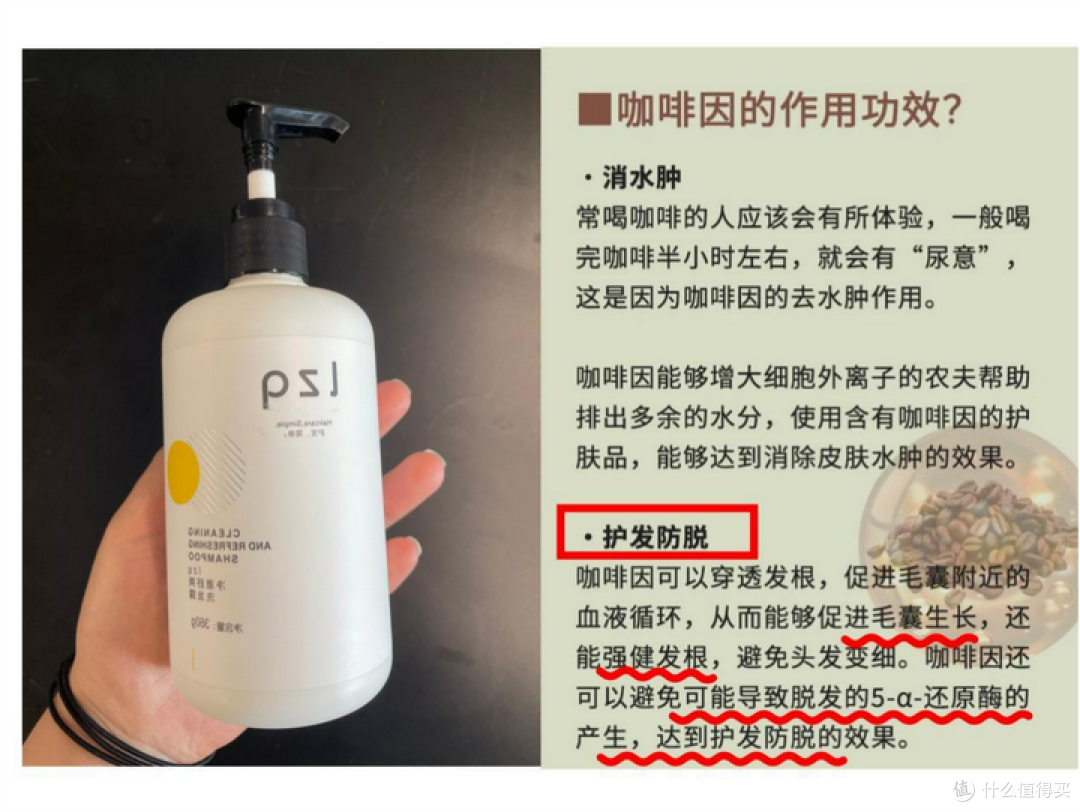 咖啡因是一种亲水的小分子，具有很好的皮肤渗透能力