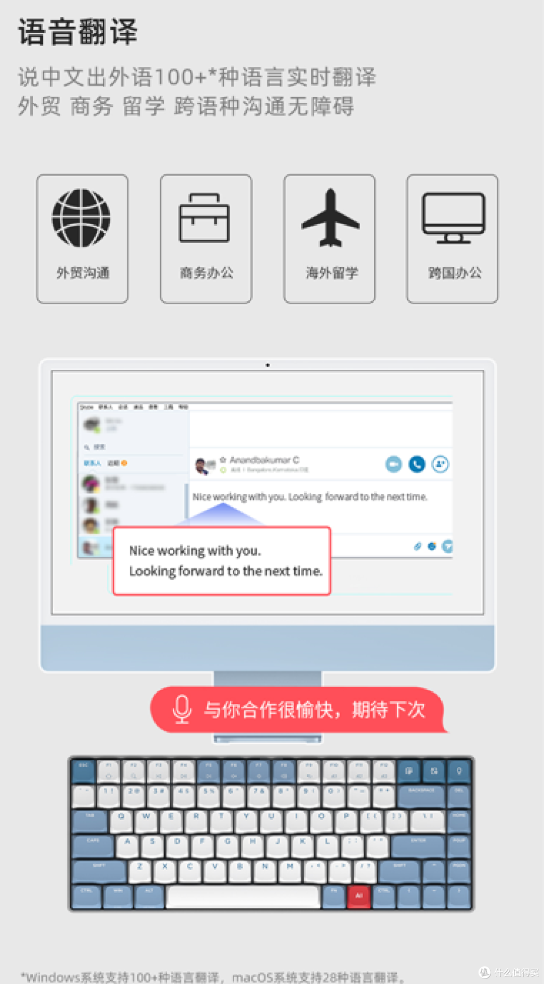 每分钟可输入400字,98%准确率,这款AI语音识别智能键盘