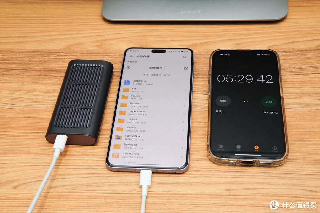USB 3.1Gen1传输，双向快传不减，华为Mate60Pro手机外置硬盘体验