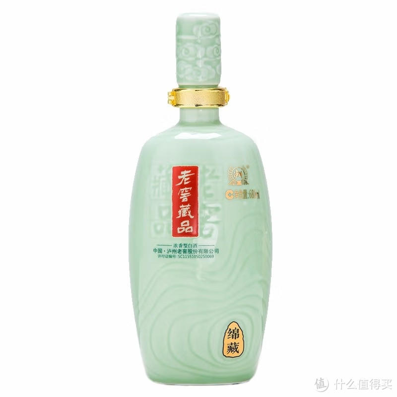 泸州老窖 老窖藏品绵藏 浓香型白酒 60度 680mL