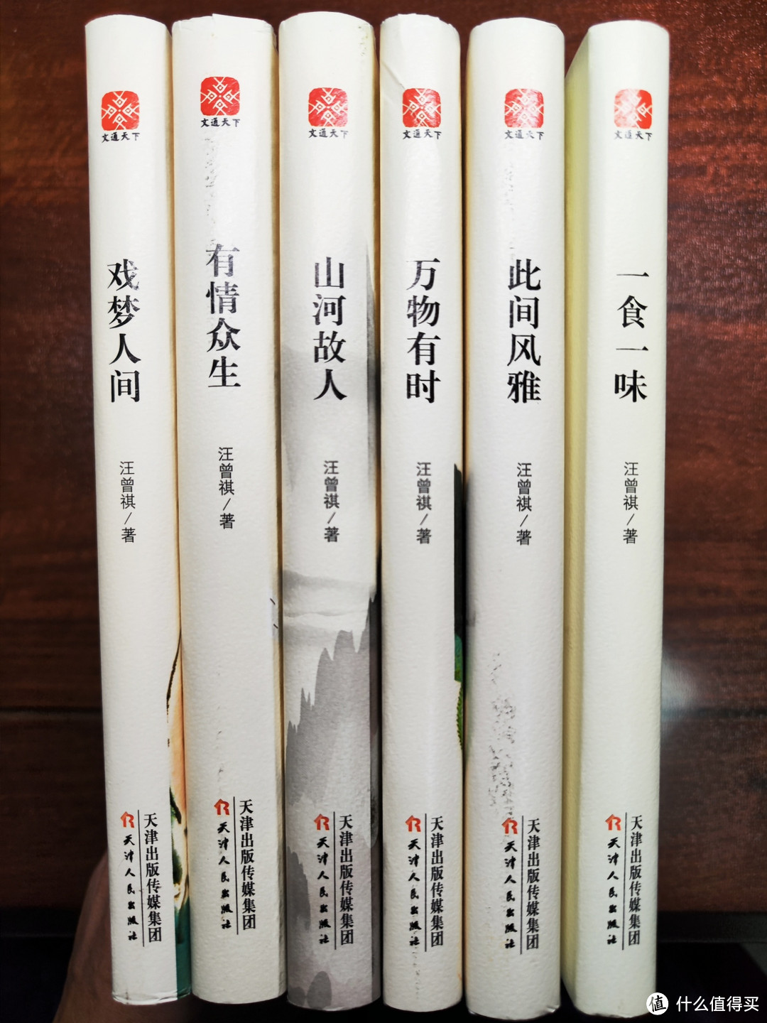 天津人民出版社汪曾祺纪念文集水墨珍藏版套装六册小晒