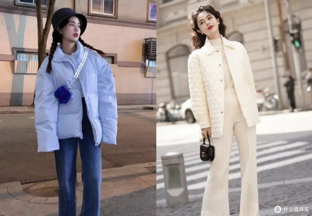 冬季穿搭，还是“短羽绒服+阔腿裤”最好看！保暖舒适，还特显瘦