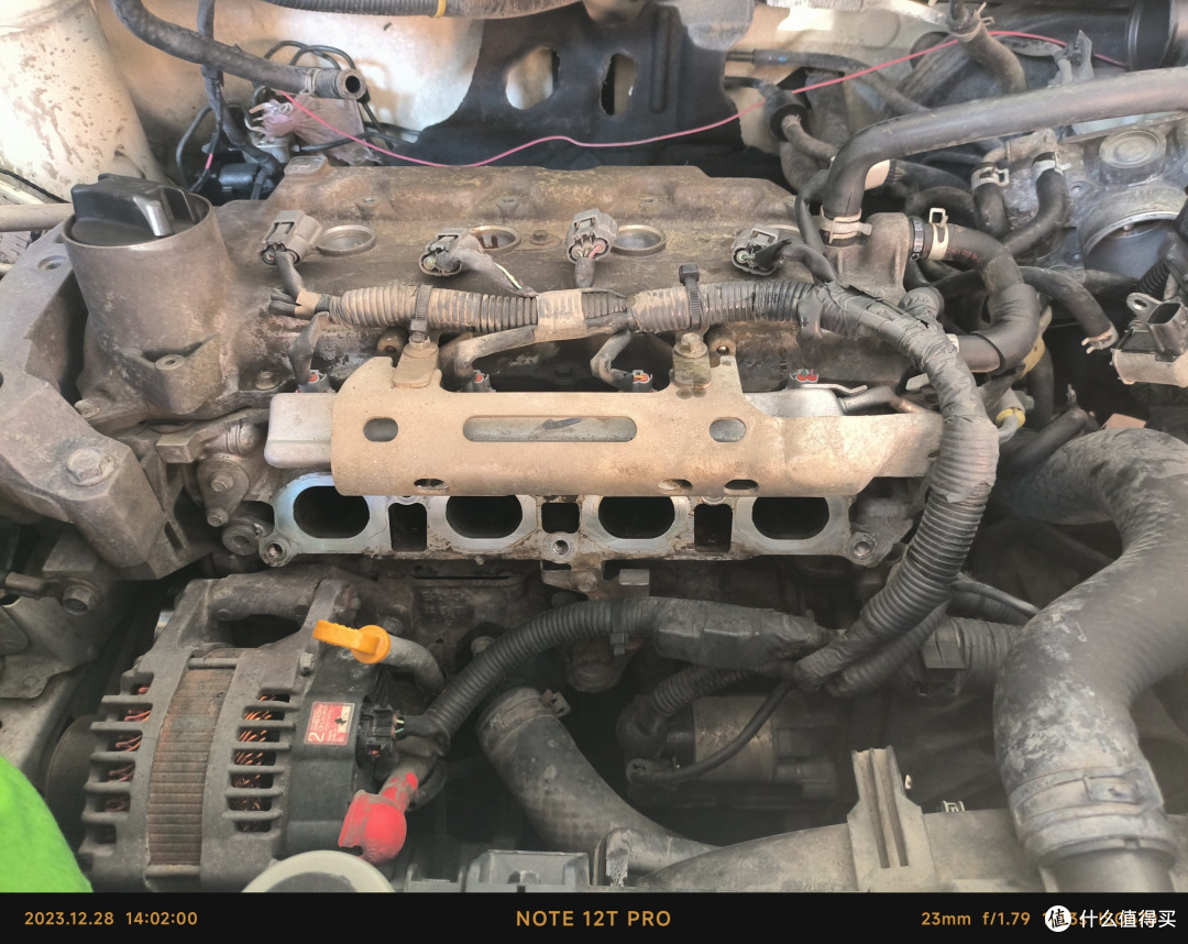 2007款日产骊威1.6自动全能型 242913KM 检修异响和漏油问题!