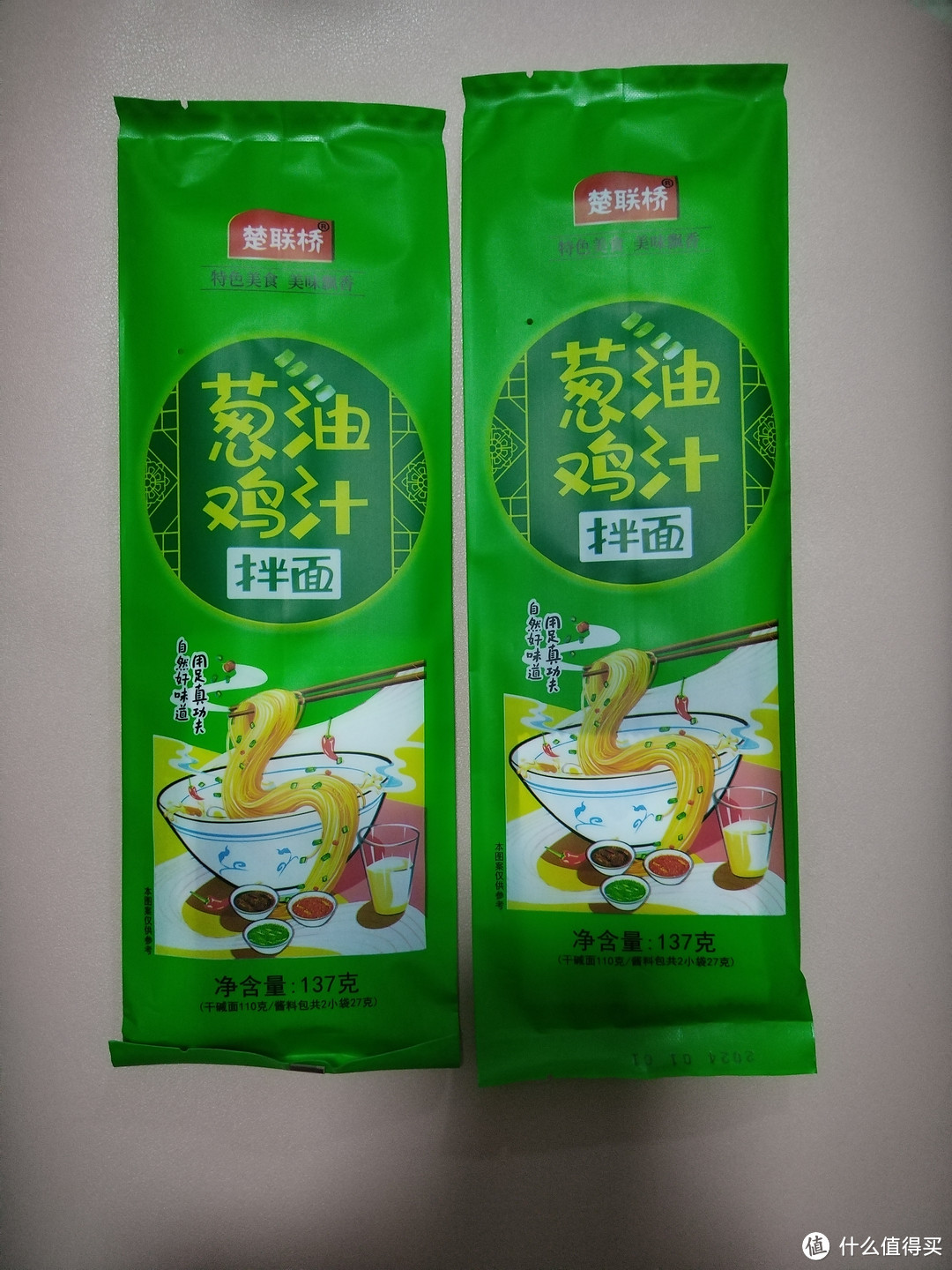 楚联桥葱油鸡汁拌面137g*1袋，