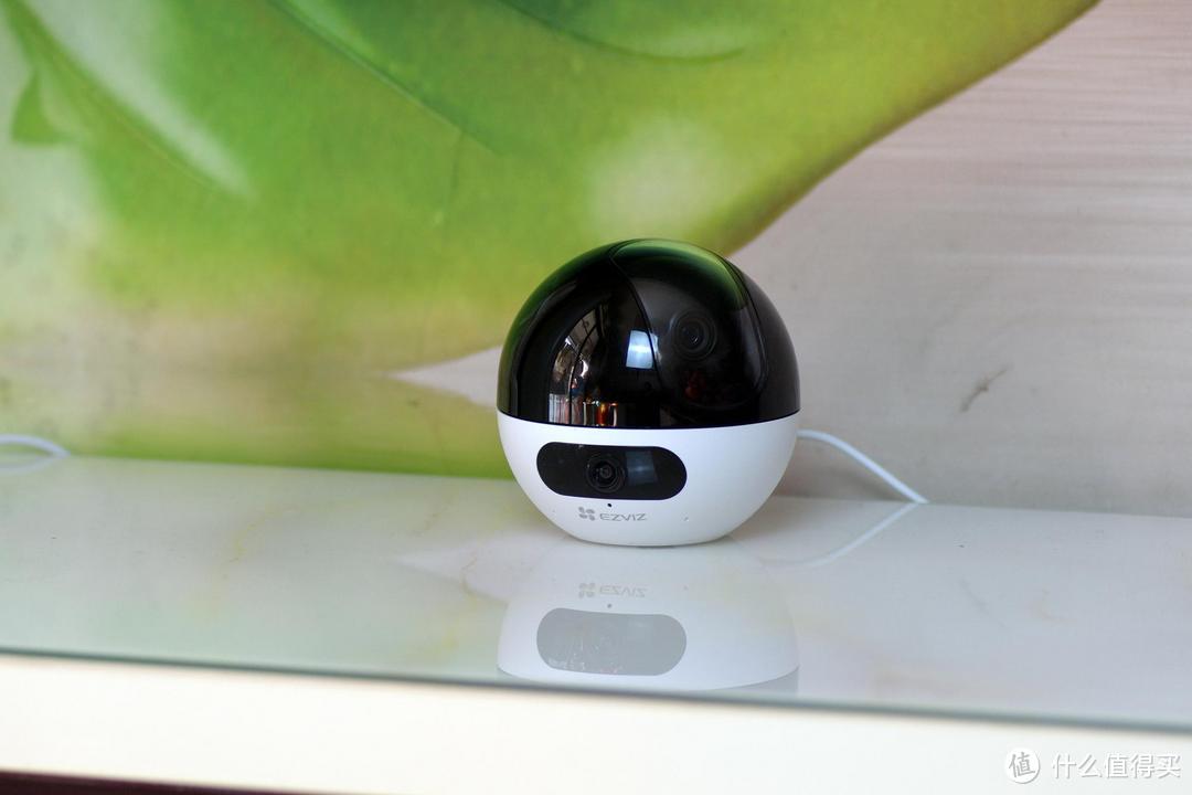 萤石新品c7室内云台摄像机双摄ai版360全景家用真双摄真联动