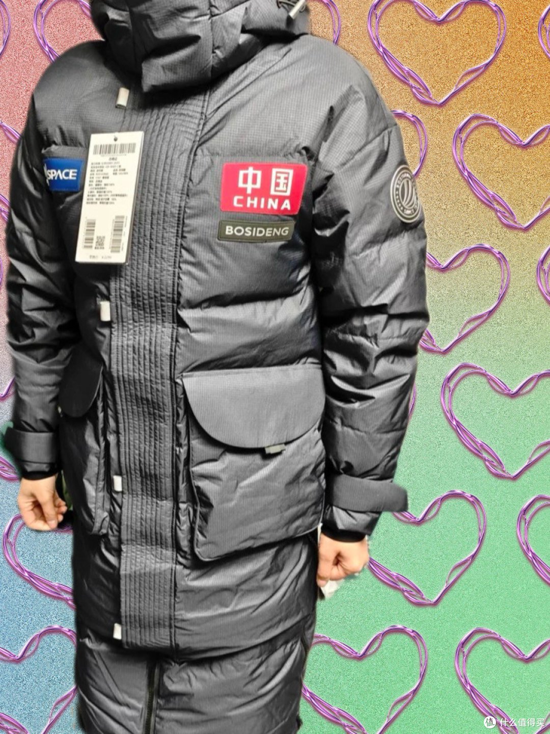 波司登太空系列冬季国潮羽绒服,穿搭体验分享。