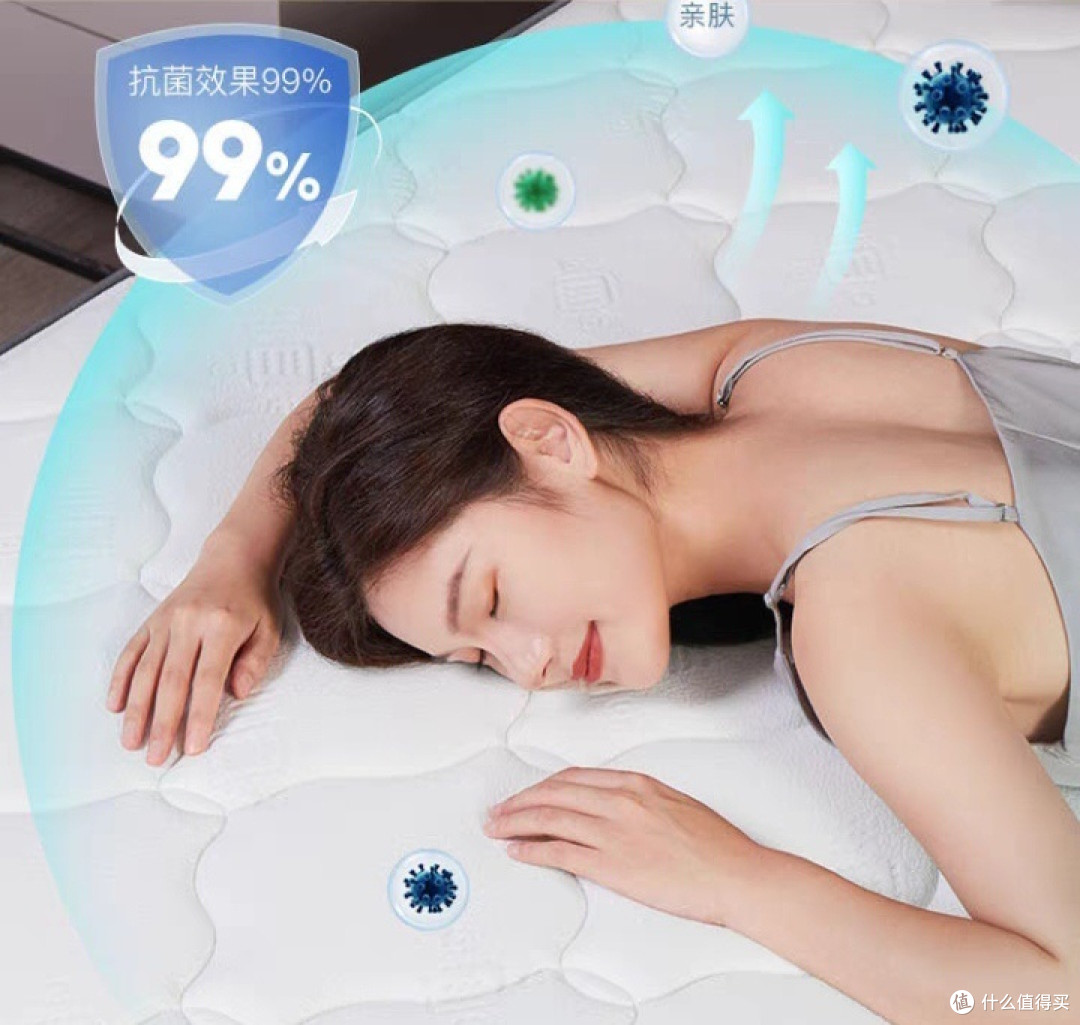 睡个好觉性价比好物:网易严选乳胶床垫椰棕垫软垫家用席梦思床垫天然乳胶弹簧厚床垫。