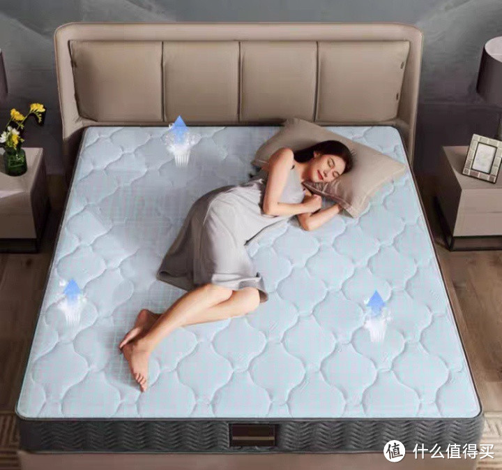 睡个好觉性价比好物：网易严选乳胶床垫椰棕垫软垫家用席梦思床垫天然乳胶弹簧厚床垫。