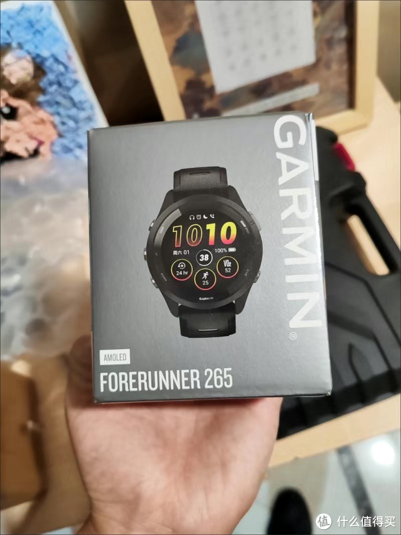 ￼￼佳明（GARMIN）Forerunner265黑色血氧心率HRV跑步铁三游泳户外运动手表￼￼