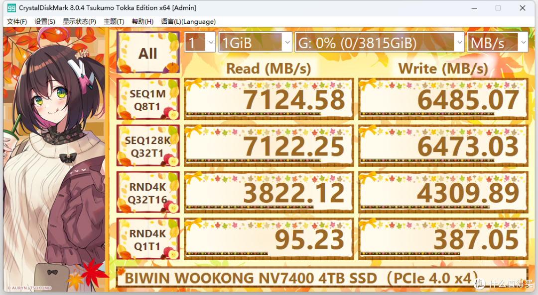 掀起国产4TB大容量PCle 4.0固态硬盘普及的号角!佰维WOOKONG NV7400性能测试体验分享