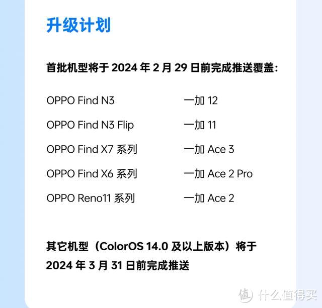 ColorOS 14升级计划官宣，众多机型皆可升级，快看有没有你的手机