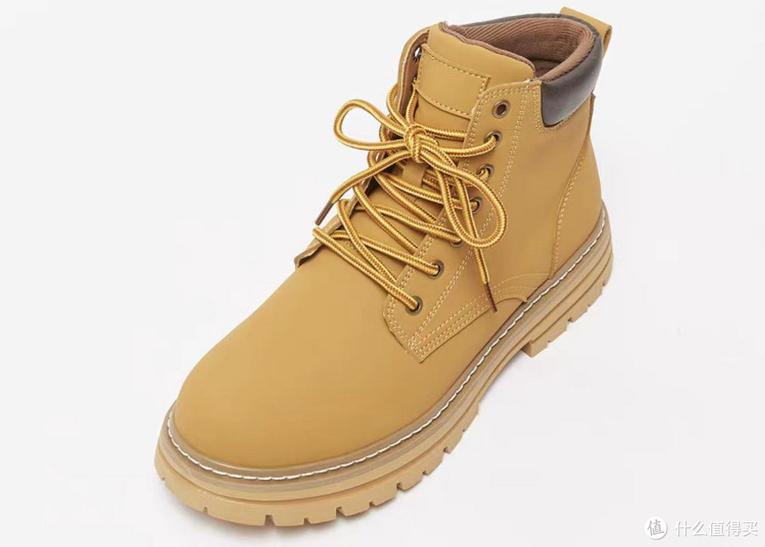 79元大黄靴男士穿搭图鉴，只需要79元的三福大黄靴男鞋2023冬季新款经典英伦风大头户外百搭工装靴。
