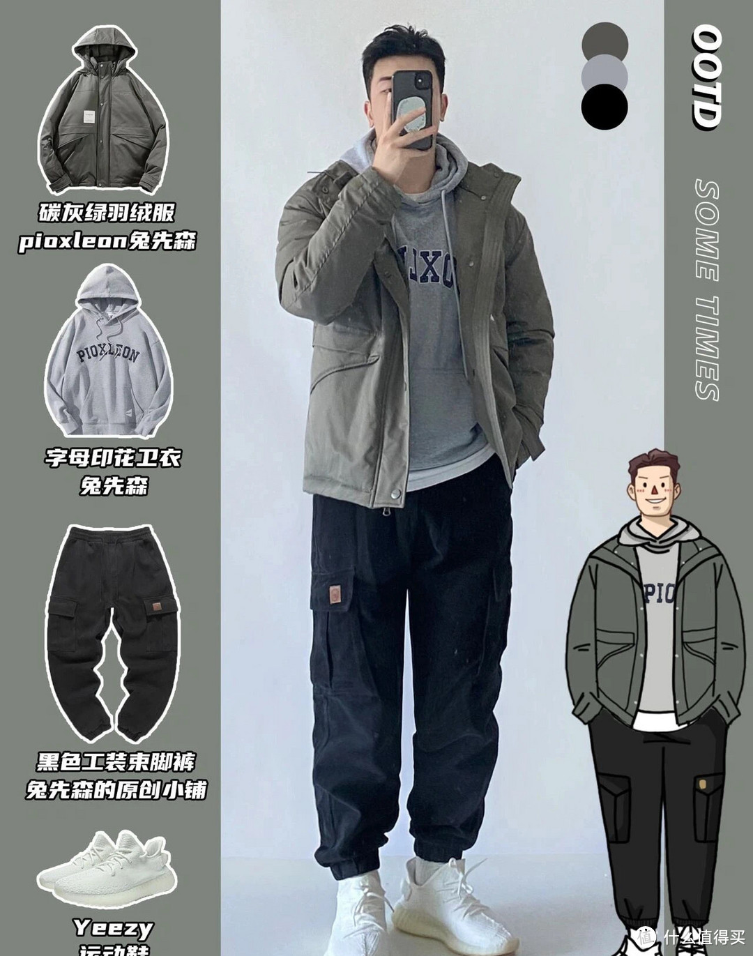 男士穿搭，最近我喜欢上了这种休闲的帅痞OOTD