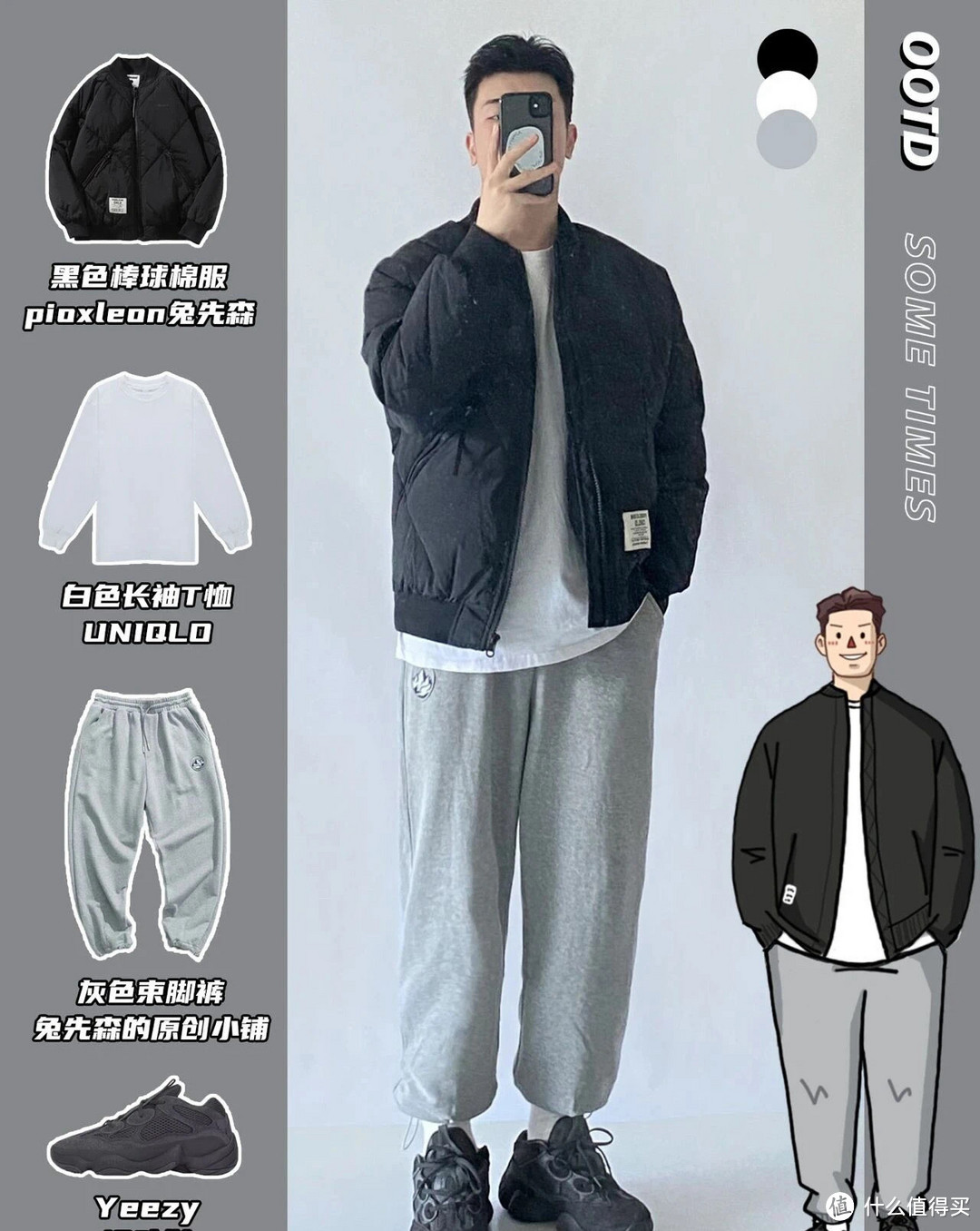 男士穿搭，最近我喜欢上了这种休闲的帅痞OOTD