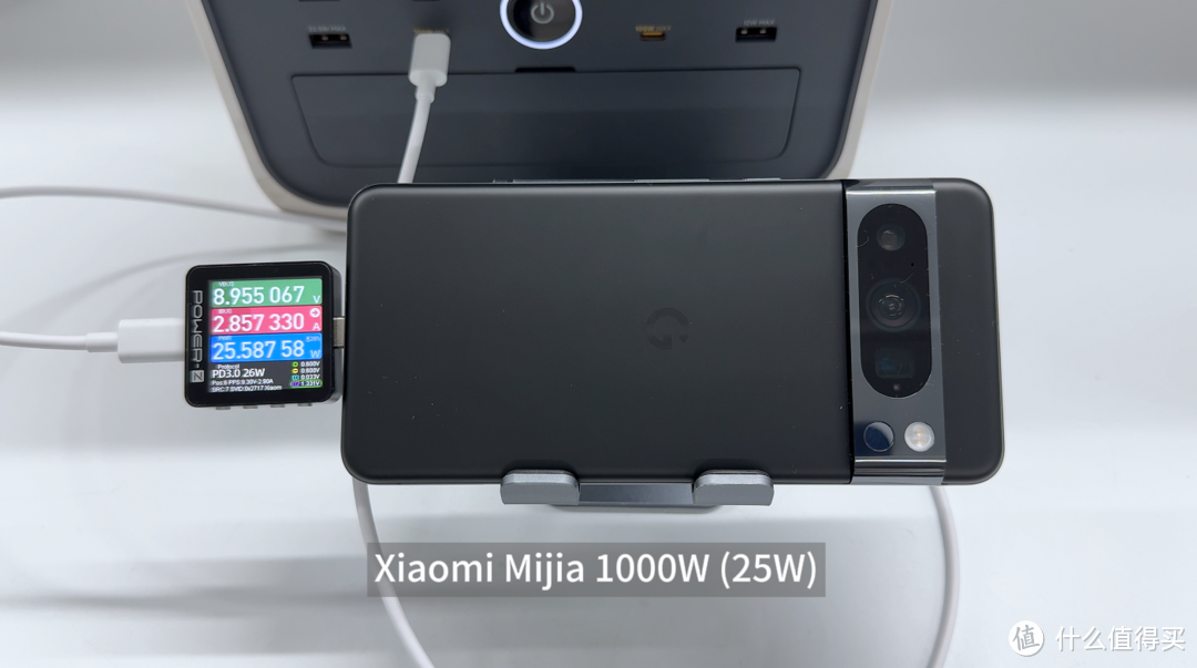 搭载自研处理器，配备5050mAh大容量电池，Google Pixel 8 Pro 充电兼容性测试