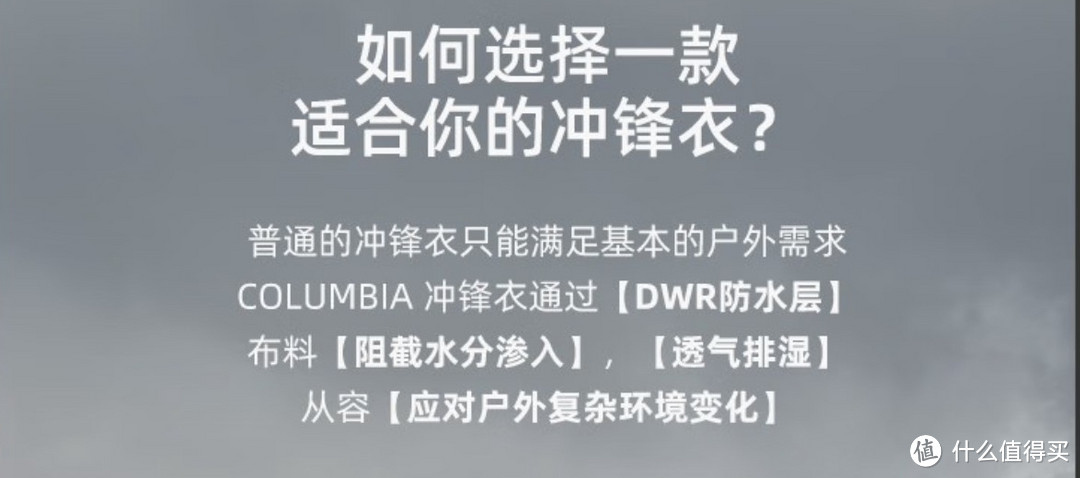 无惧风雨自在前行，哥伦比亚情侣款冲锋衣，你的户外守护者