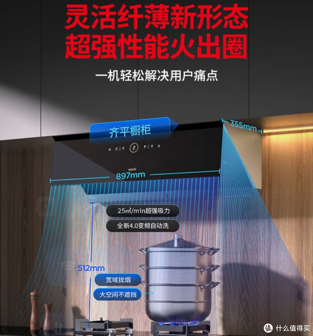 华帝抽油烟机家用变频大吸力烟机燃气灶烟灶套装25风量自动清洗侧吸油烟机灶具套装i111A2天然气