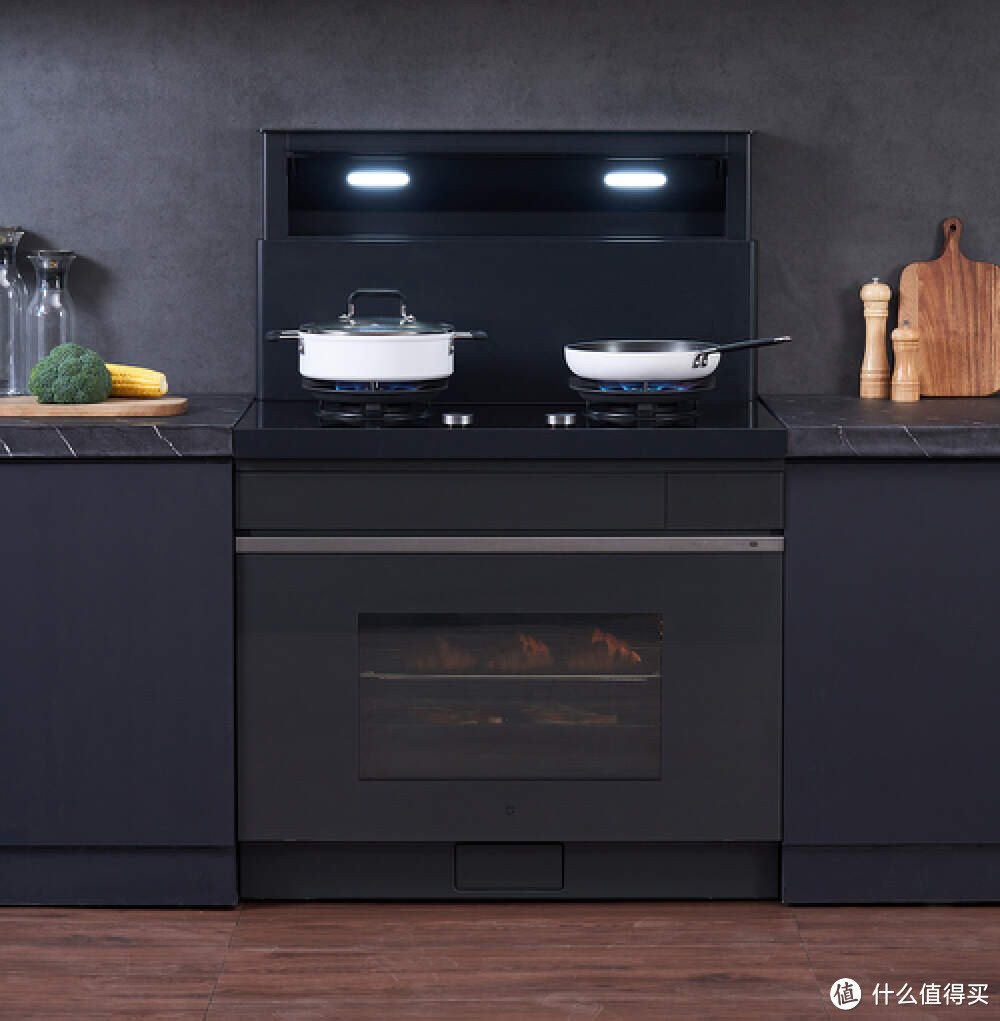 小米高端厨电新品,米家智能蒸烤一体集成灶P1体验,悦享智能烹饪