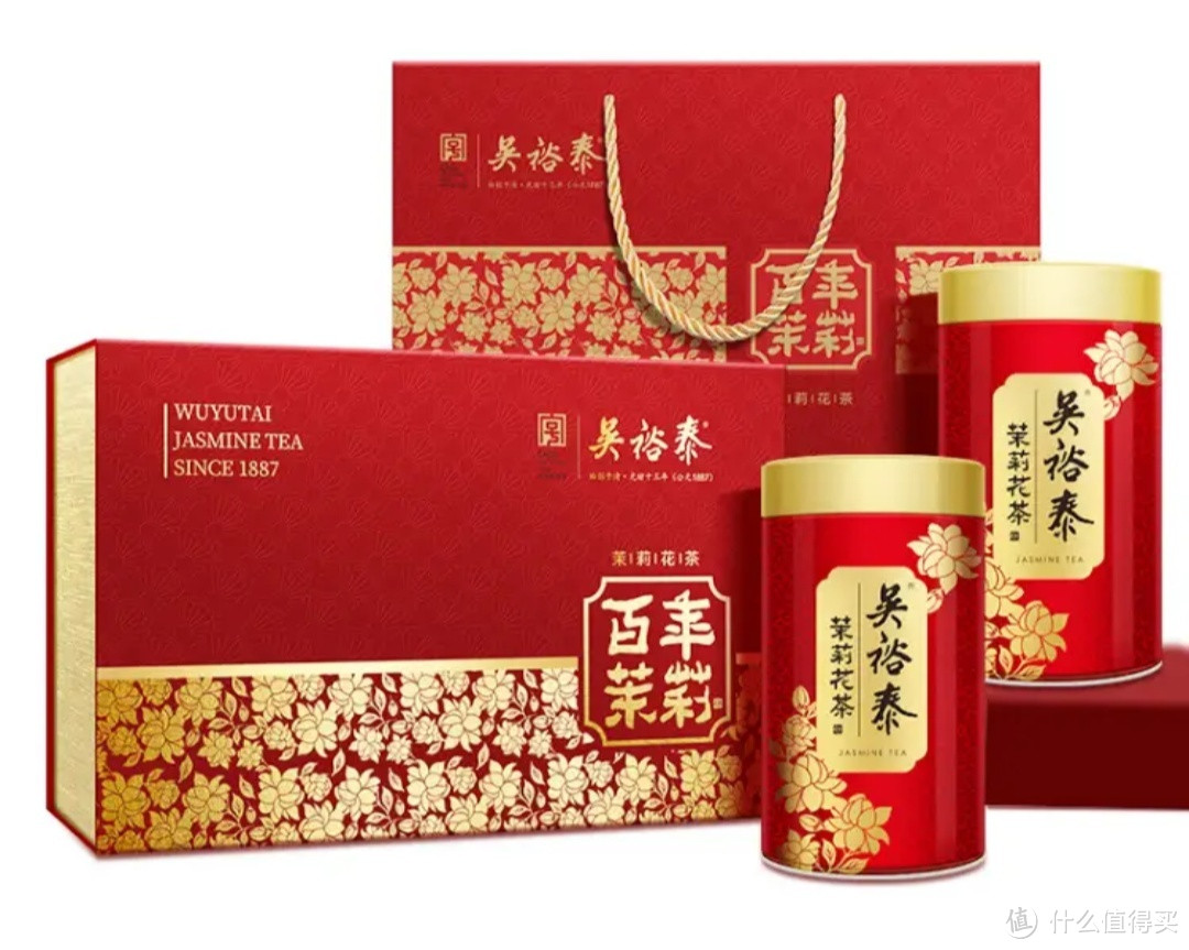 吴裕泰百年茉莉茶叶礼盒，为新年增添一份优雅与品味