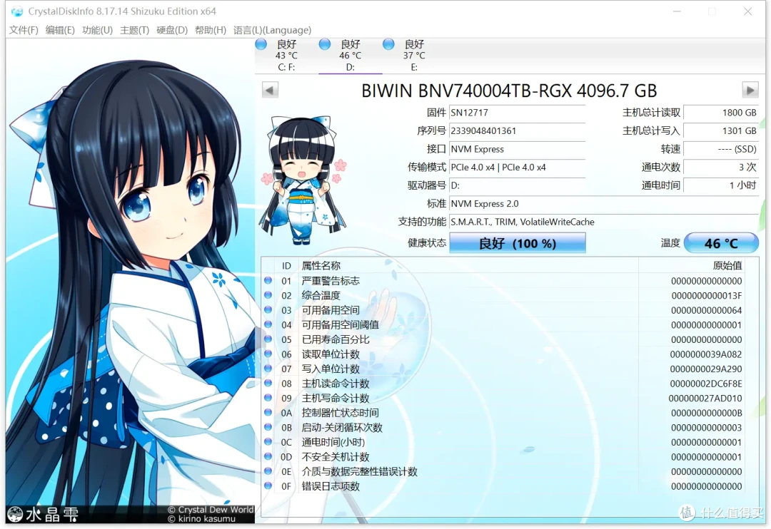 Epic喜加N得上大容量硬盘|佰维WOOKONG NV7400 4TB SSD