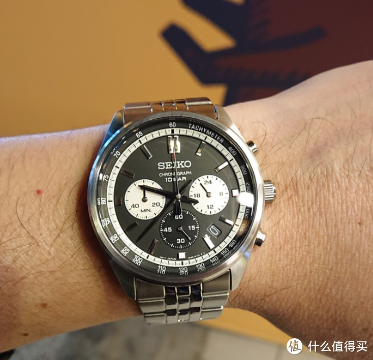 SEIKO 平价版黑白双眼反熊猫计时表