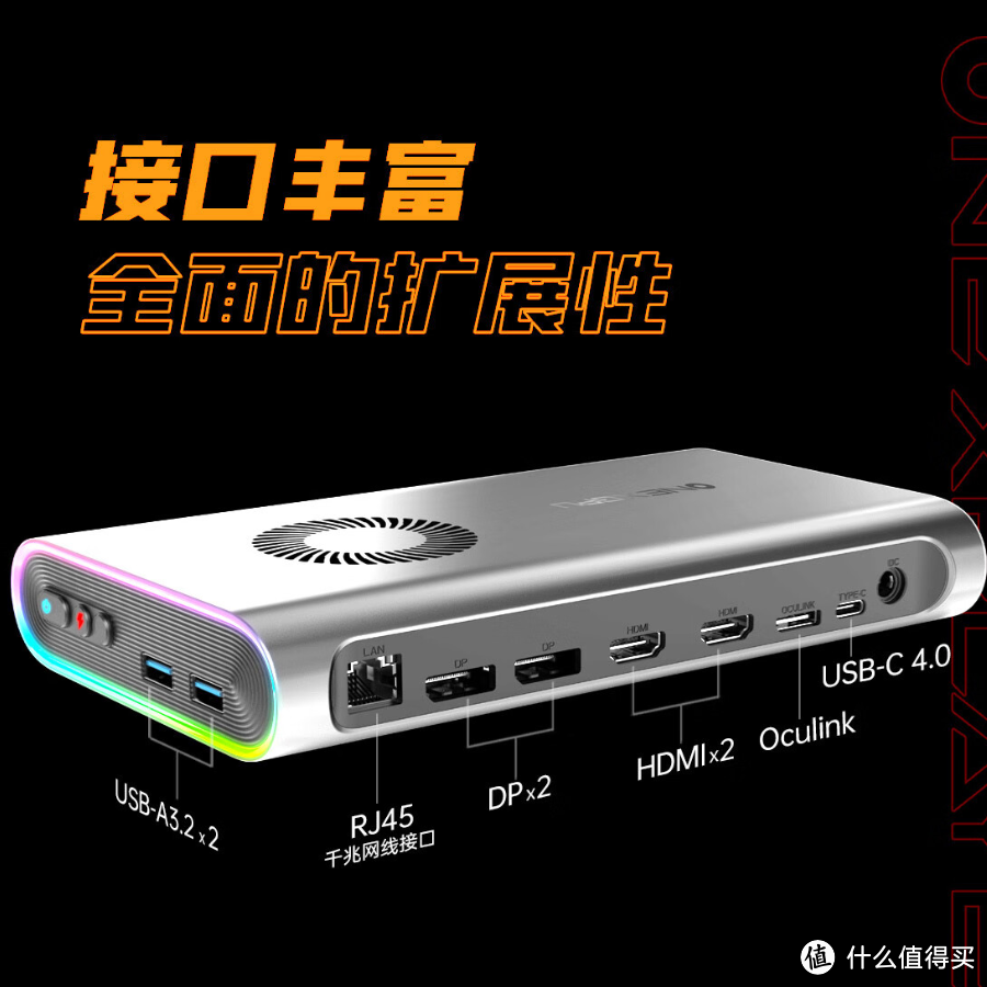 壹号本推出ONEXGPU壹号显卡，USB4+Oculink，支持100W反向快充