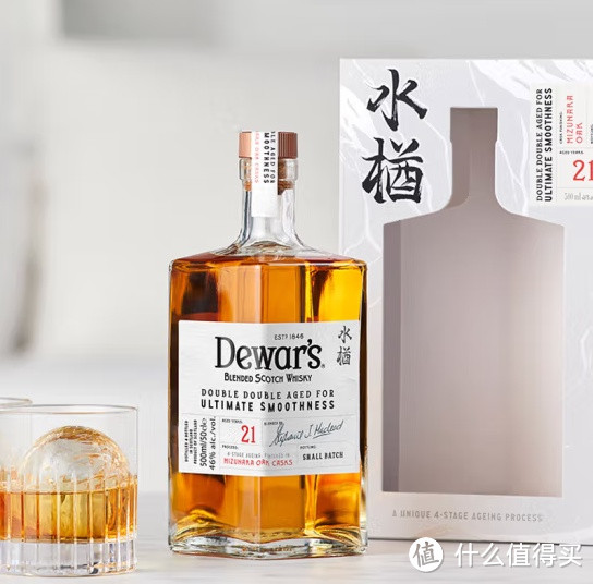 Dewar's 21年 水楢桶 四次陈酿调和威士忌，蕴含东方檀香禅味的珍稀美酒