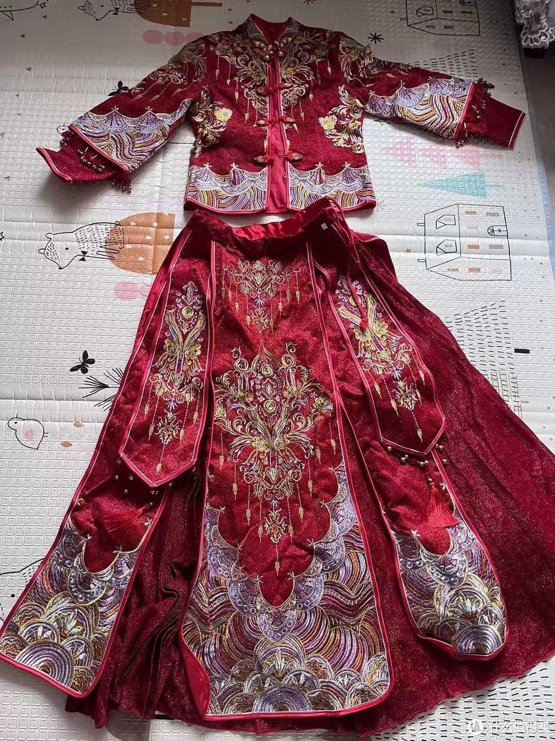 复古超美中式嫁衣