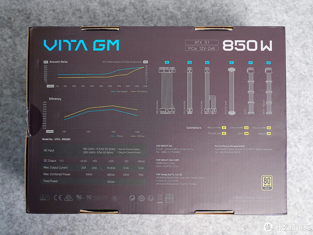 最新ATX3.1电源：全汉 Vita GM 850W开箱分享，聊聊和ATX3.0有啥区别