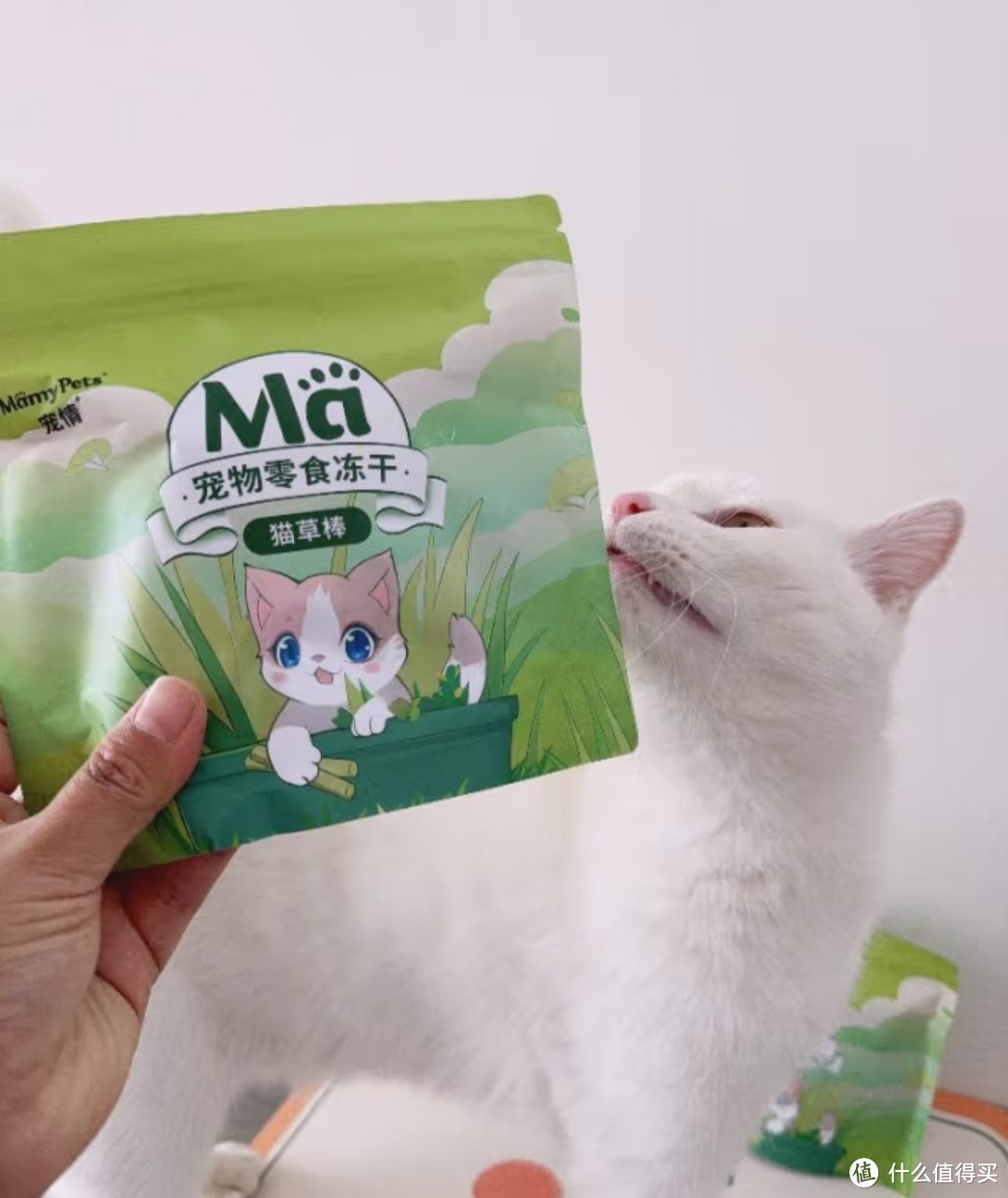 我把宠物养的很好之必备MamyPets猫草粒鸡肉冻干猫零食猫咪化毛球膏吐毛球猫薄荷磨牙棒饼干猫草片