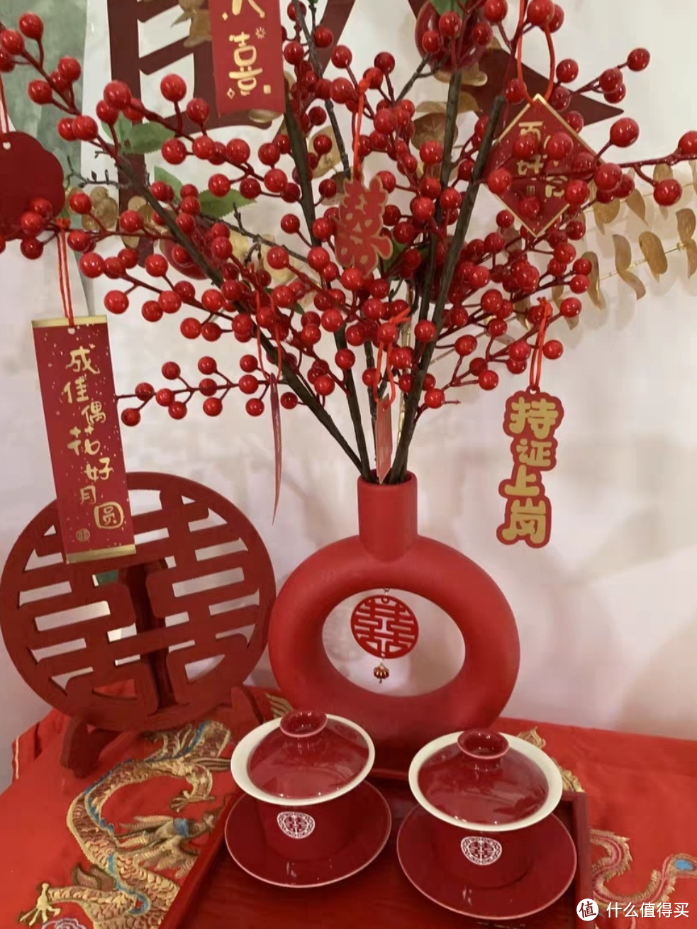 热烈如火爱意盈满,婚房布置也要红红火火!