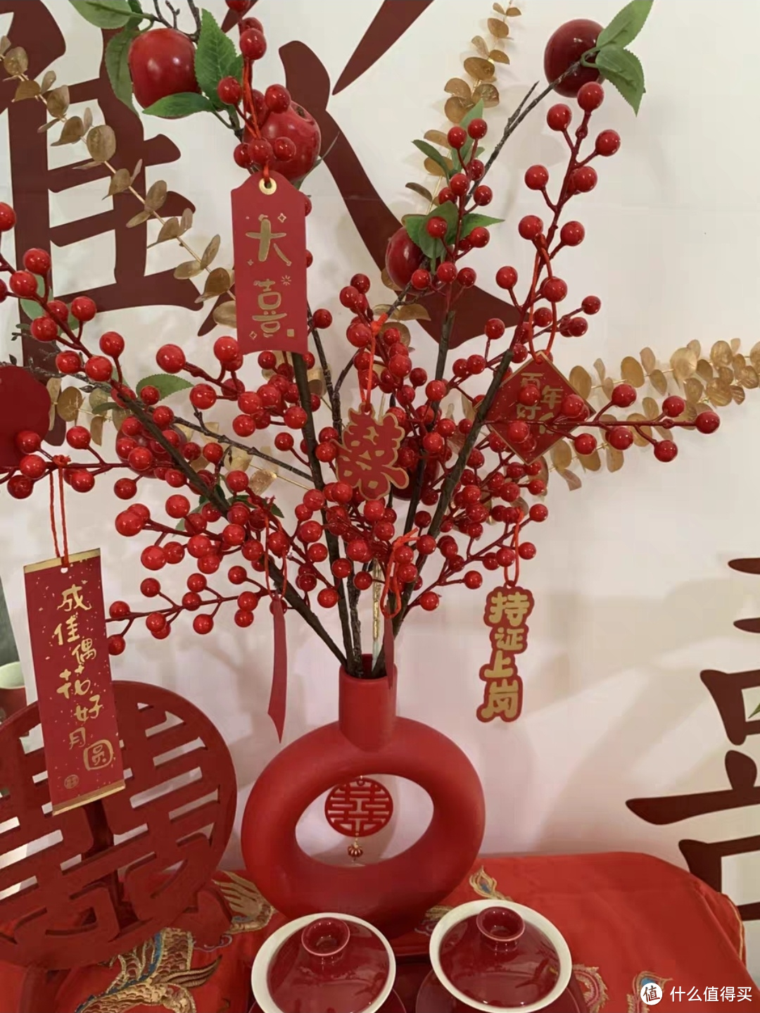热烈如火爱意盈满,婚房布置也要红红火火!