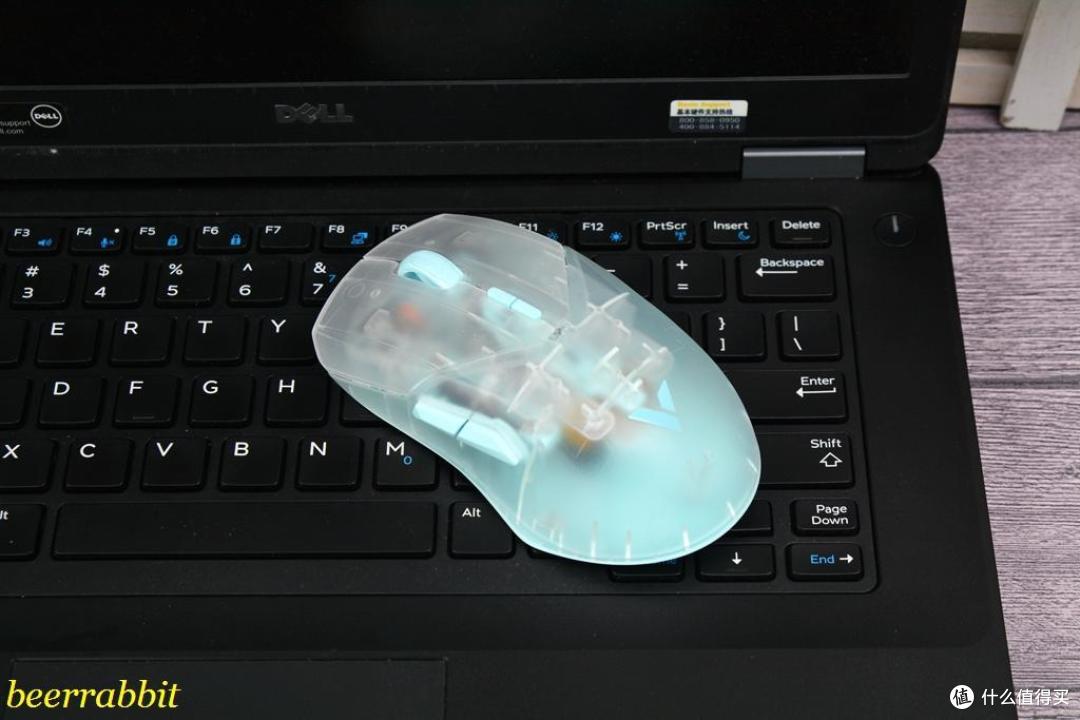 雷柏VT9 air双模无线鼠标体验：8KHz回报率 美观半透外壳