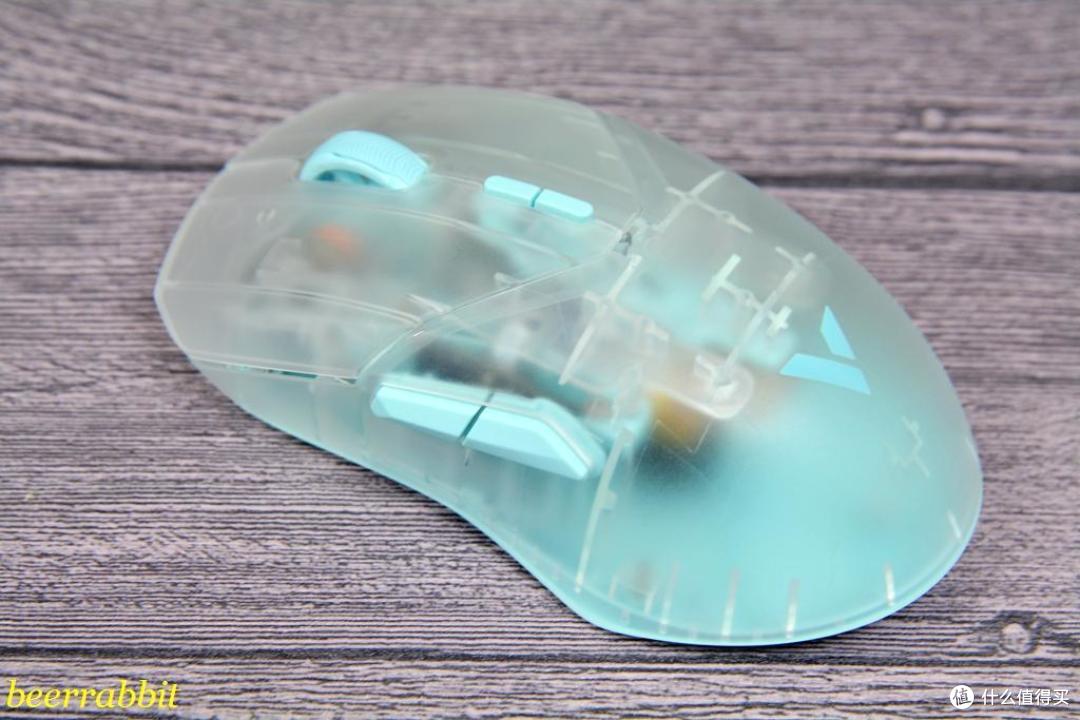 雷柏VT9 air双模无线鼠标体验：8KHz回报率 美观半透外壳