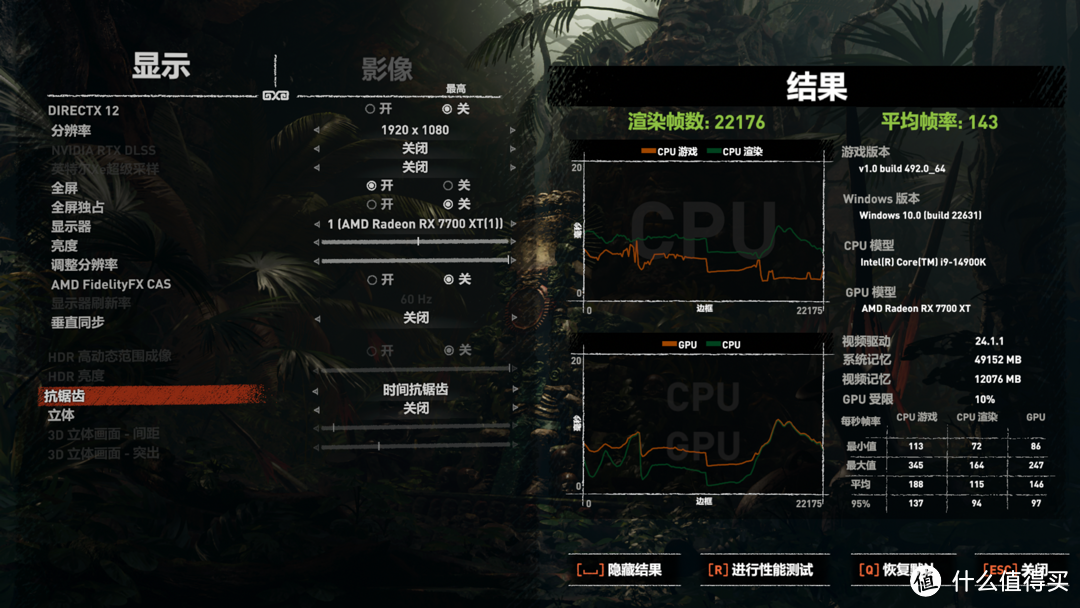 3000元档显卡的性能王者-蓝宝石RX 7700 XT极地版性能测试