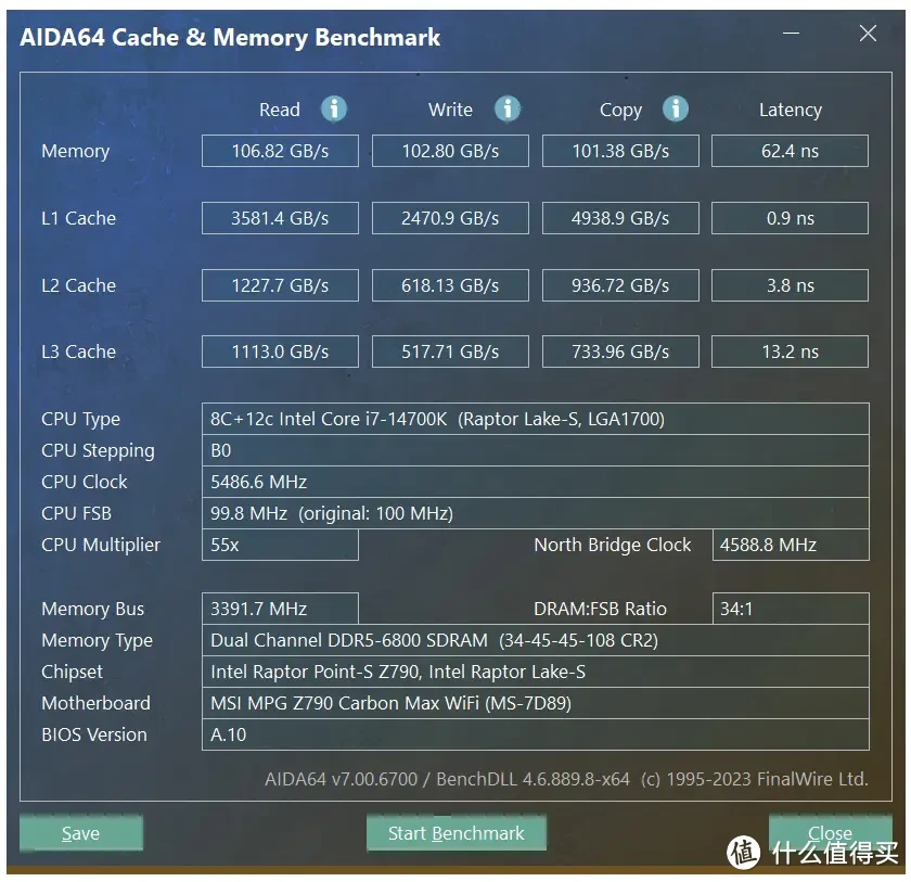 新一代M-Die颗粒加持，单条24GB容量——金百达白刃DDR5 24GB*2 6800MHz套条实测