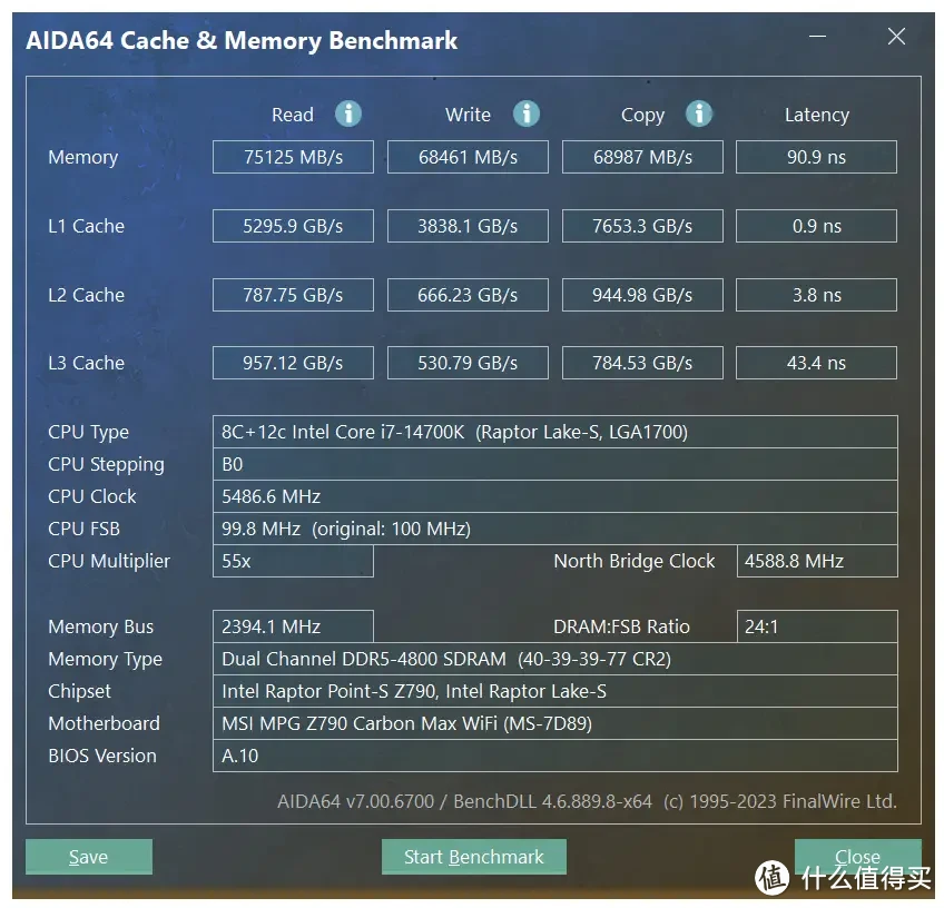 新一代M-Die颗粒加持，单条24GB容量——金百达白刃DDR5 24GB*2 6800MHz套条实测