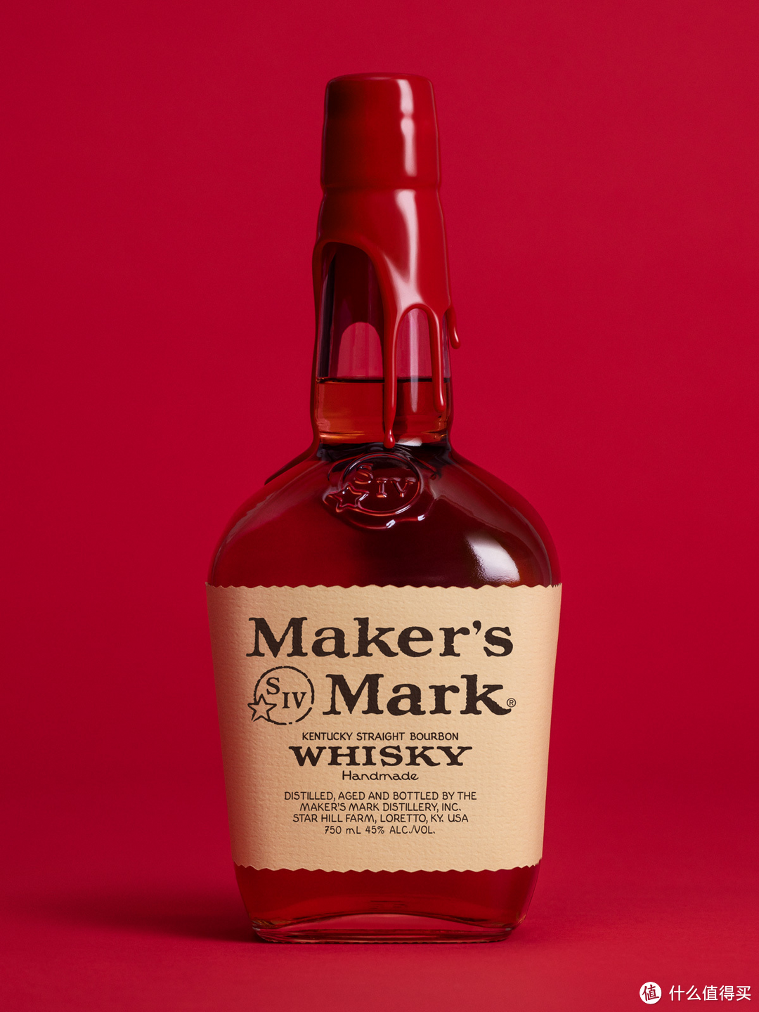 美格（Maker's Mark）：红色蜡封印波本威士忌