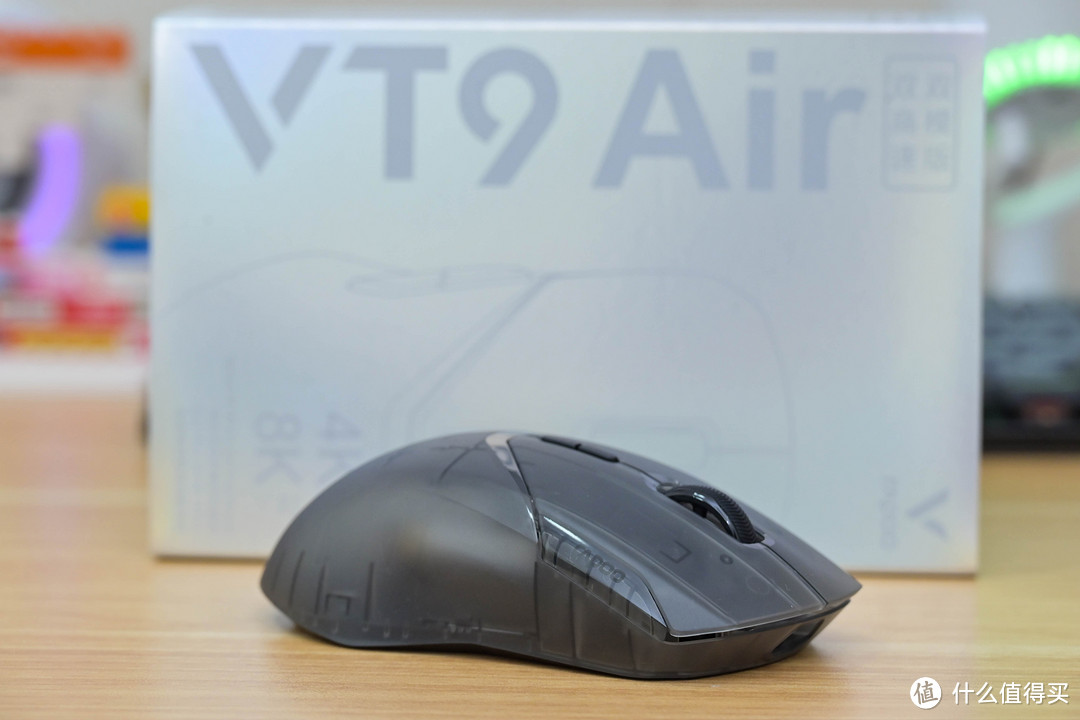 极致轻巧，磨砂半透明设计，雷柏VT9 Air