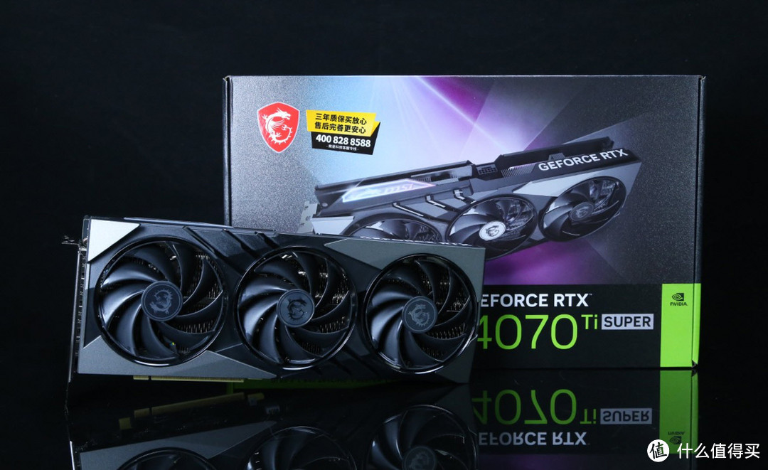 无惧4K游戏、AI高产利器，RTX 4070 Ti SUPER GAMINGX SLIM显卡实测