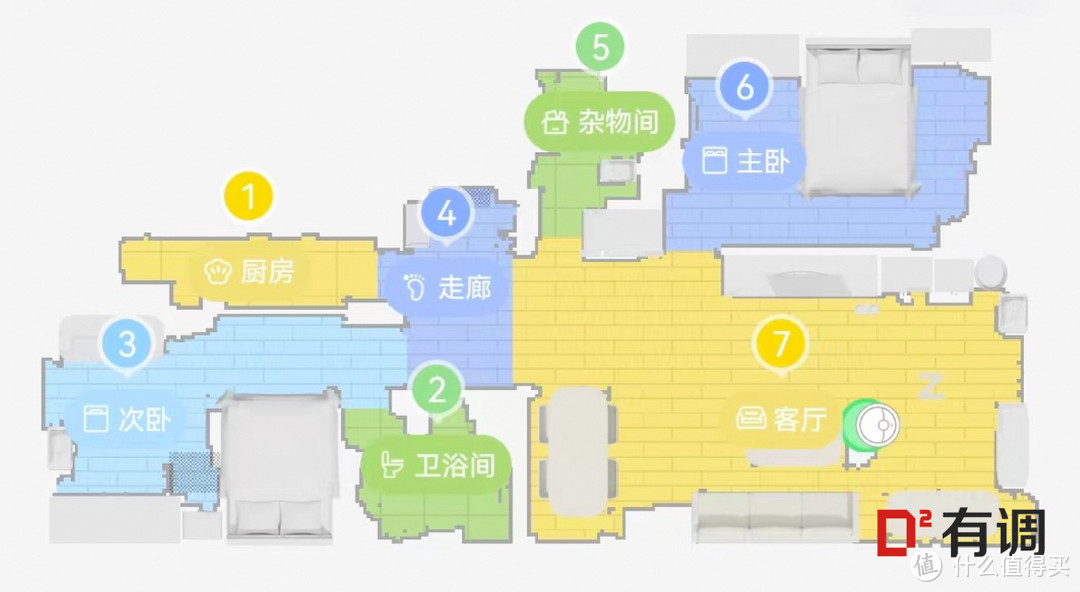 可手动补充完善家具位置