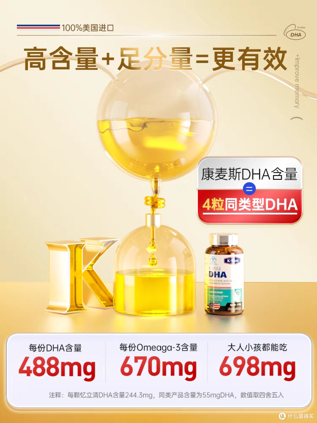拯救开学焦虑,让学习事半功倍的好物来了!——康麦斯忆立清DHA胶囊