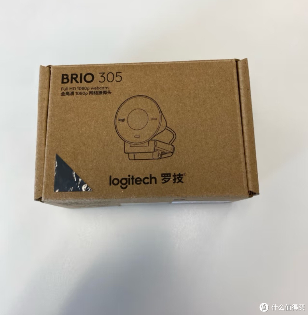 罗技（LoBrio 305 商用全高清摄像头 视频会议网课摄像头  带麦克风性价比高