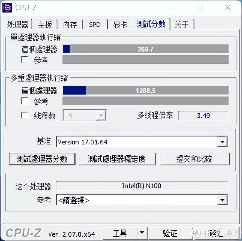 Intel Alder Lake N100处理器在不同功率下性能测试表现